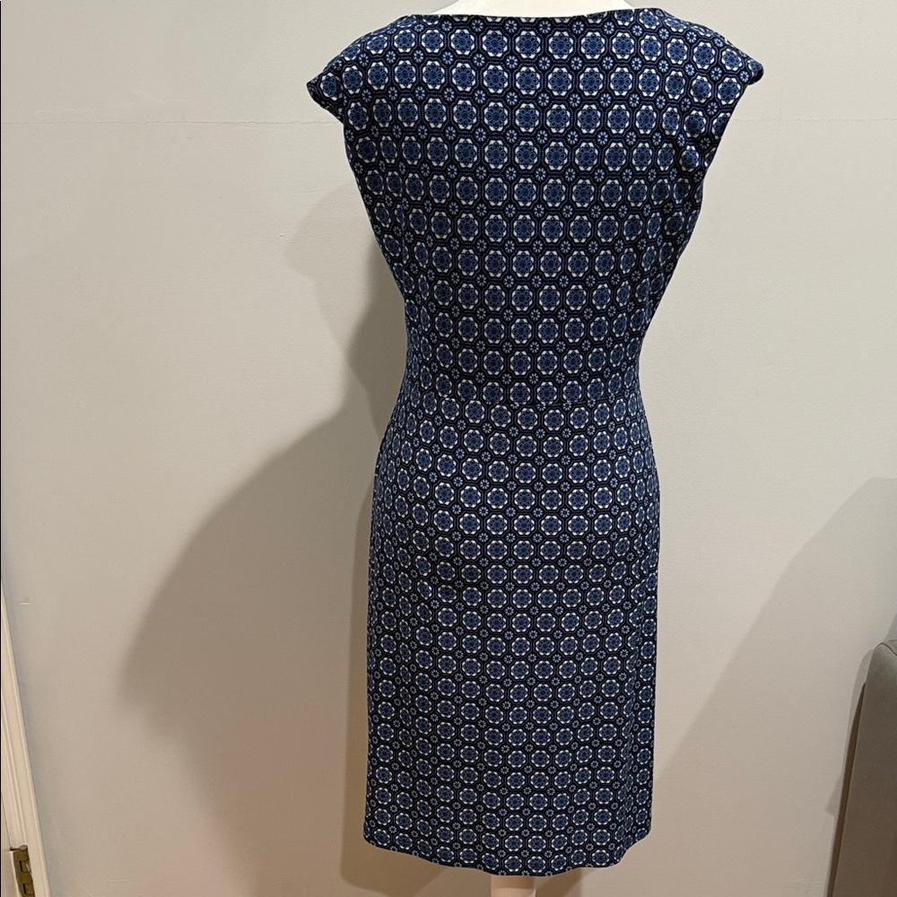 Gilli Versatile Navy/Light Blue Patterned Flatter… - image 2